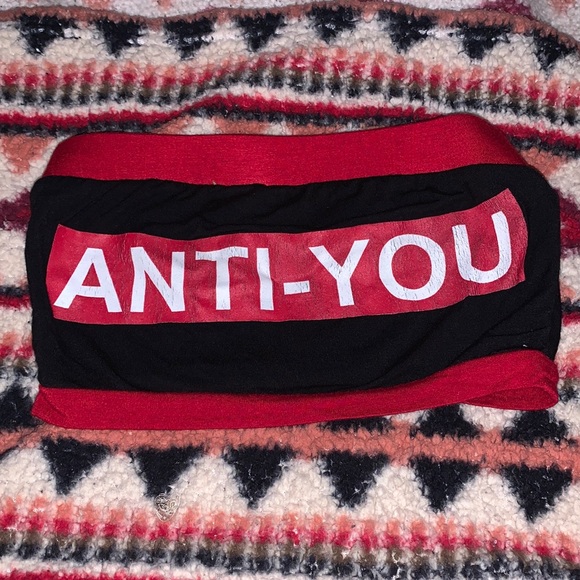 Fashion Nova “ANTI-YOU” tube top - Picture 1 of 3